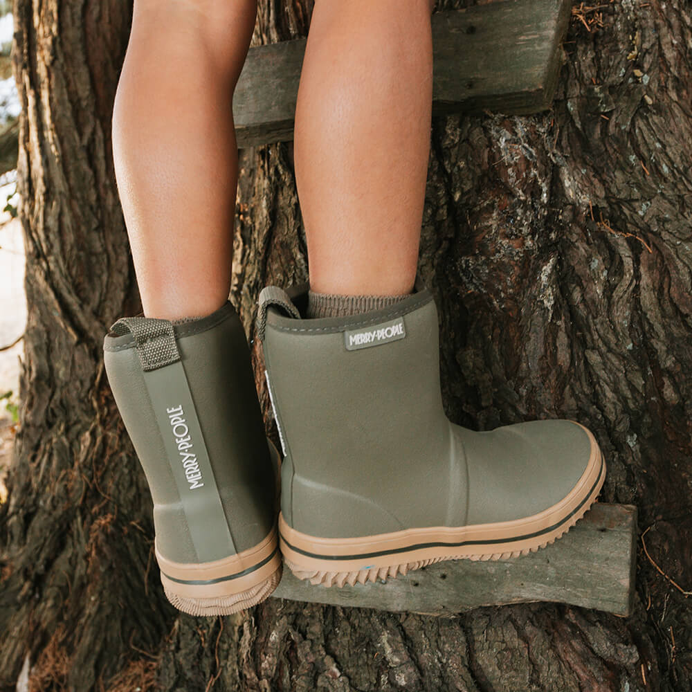 Andie Kids Rain Boot // Khaki - Image 5