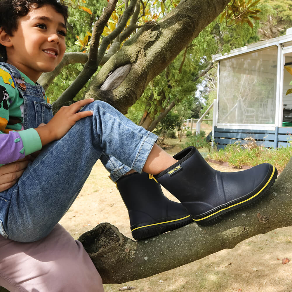 Andie Kids Rain Boot // Midnight Blue - Image 4