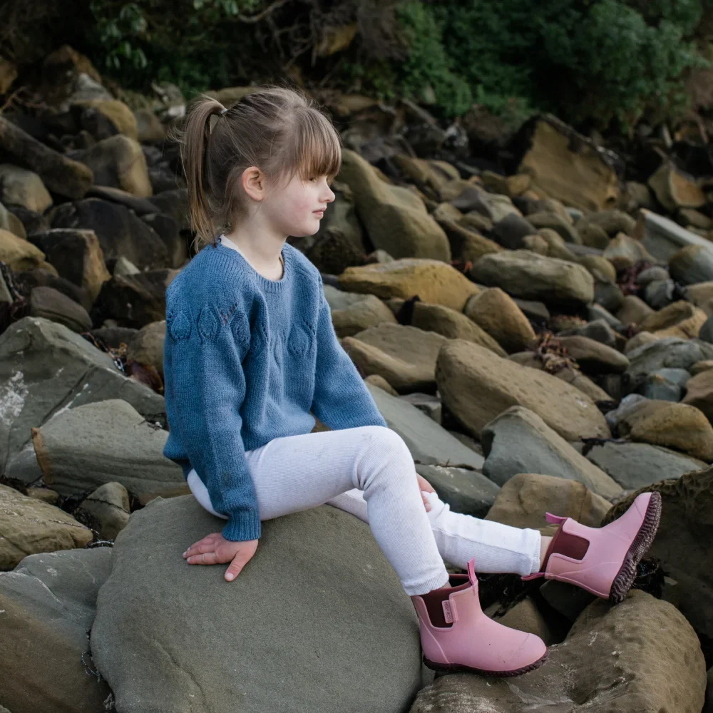 Bobbi Kids Rain Boot // Dusty Pink [Retired] - Image 6