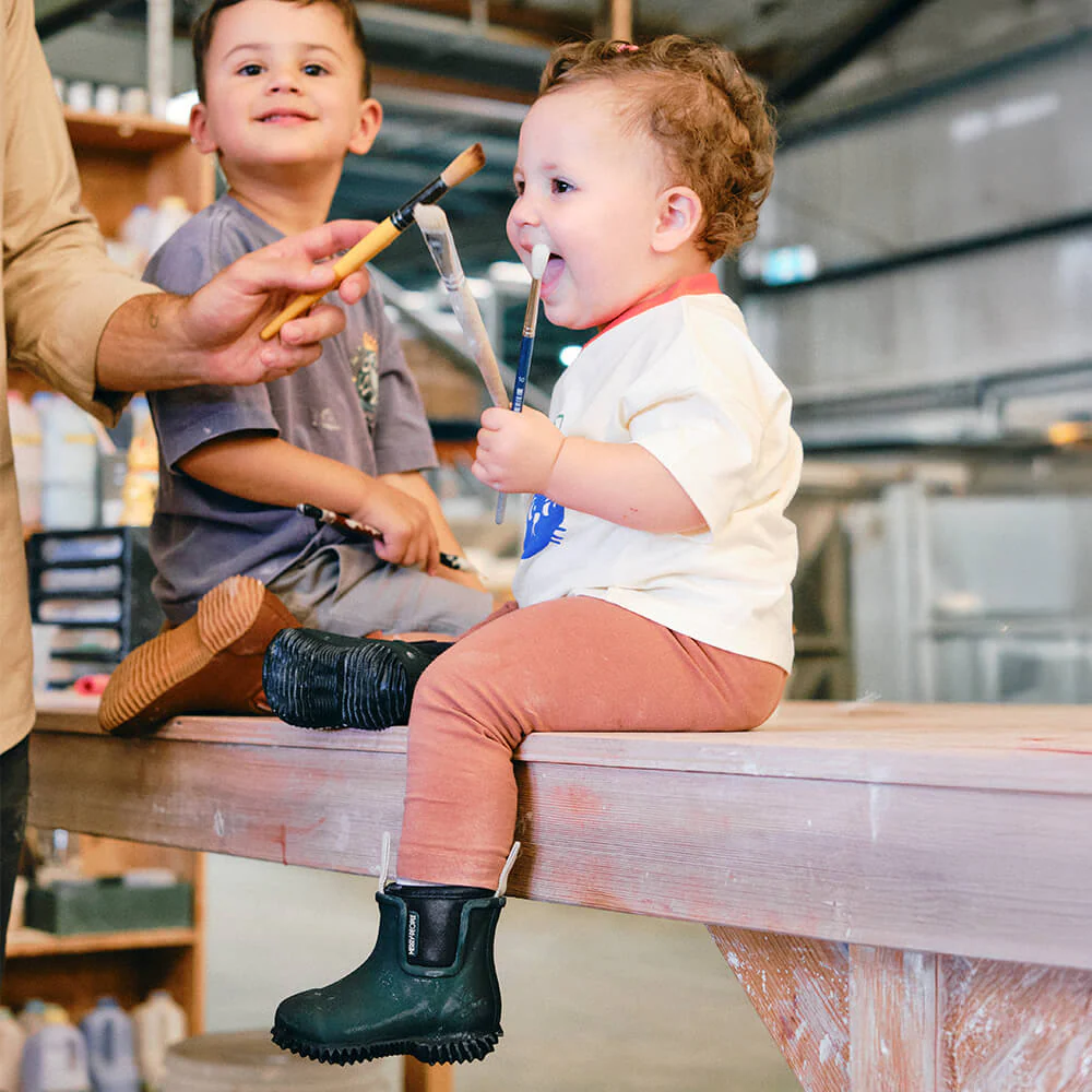 Bobbi Kids Rain Boot // Forest Green - Image 5