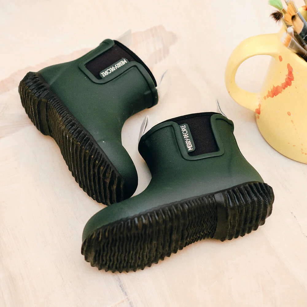 Bobbi Kids Rain Boot // Forest Green - Image 6
