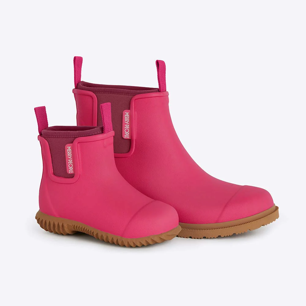 Bobbi Kids Rain Boot // Fuchsia Pink - Image 4