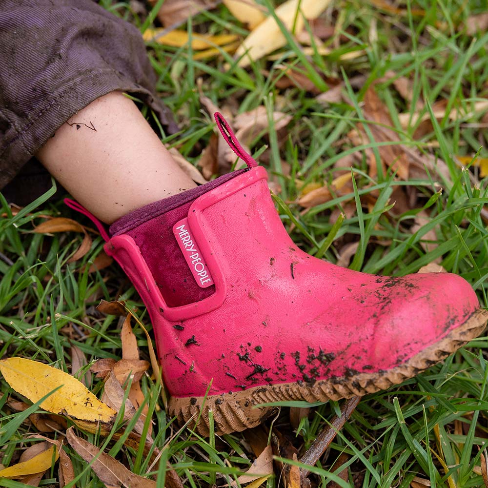 Bobbi Kids Rain Boot // Fuchsia Pink - Image 6