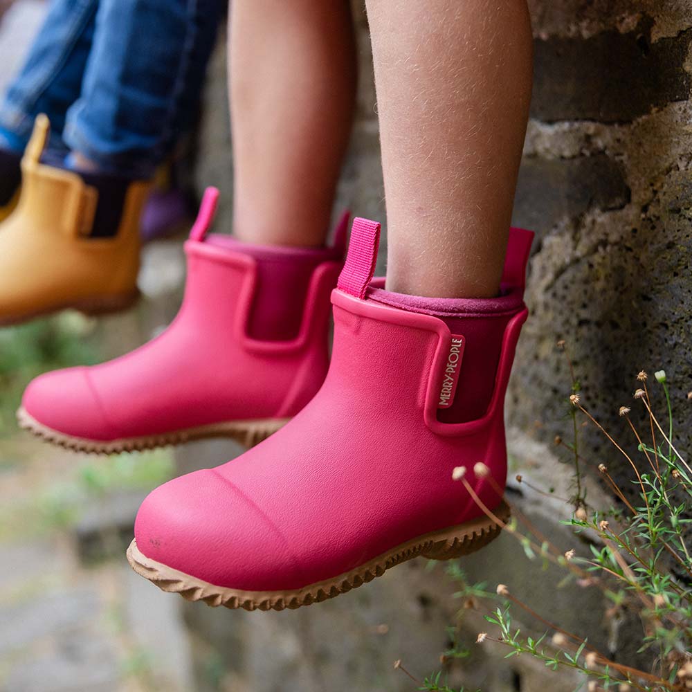Bobbi Kids Rain Boot // Fuchsia Pink - Image 7