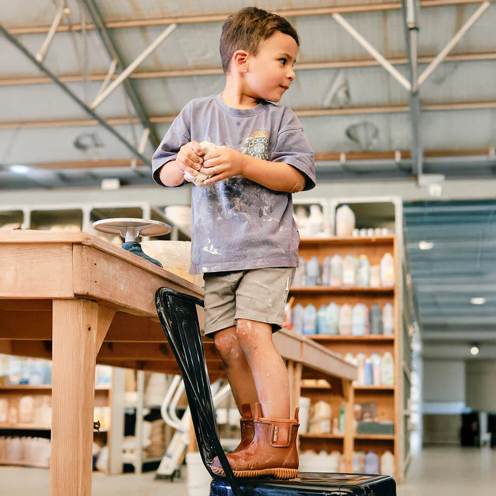 Bobbi Kids Rain Boot // Rust - Image 6