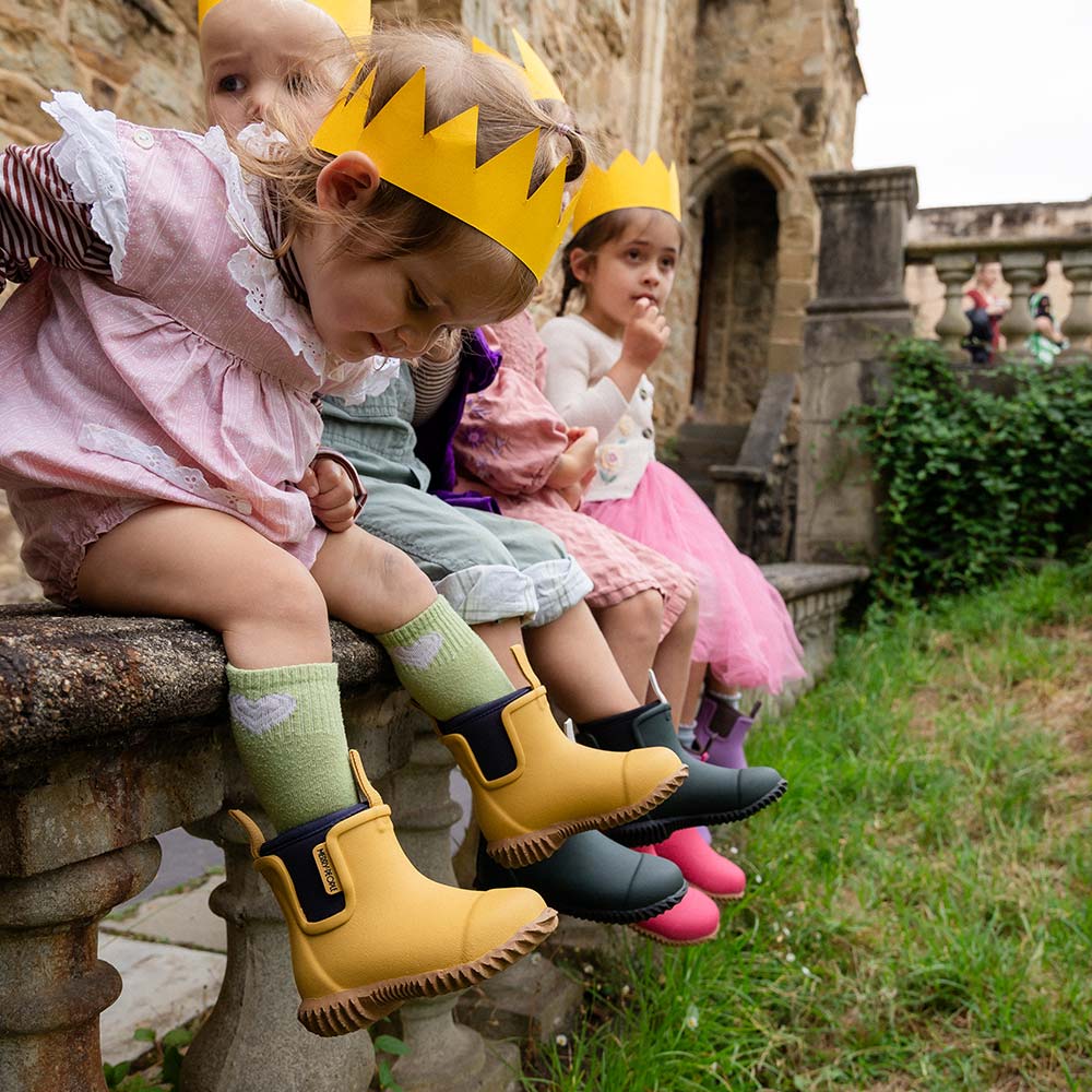 Bobbi Kids Rain Boot // Straw - Image 5