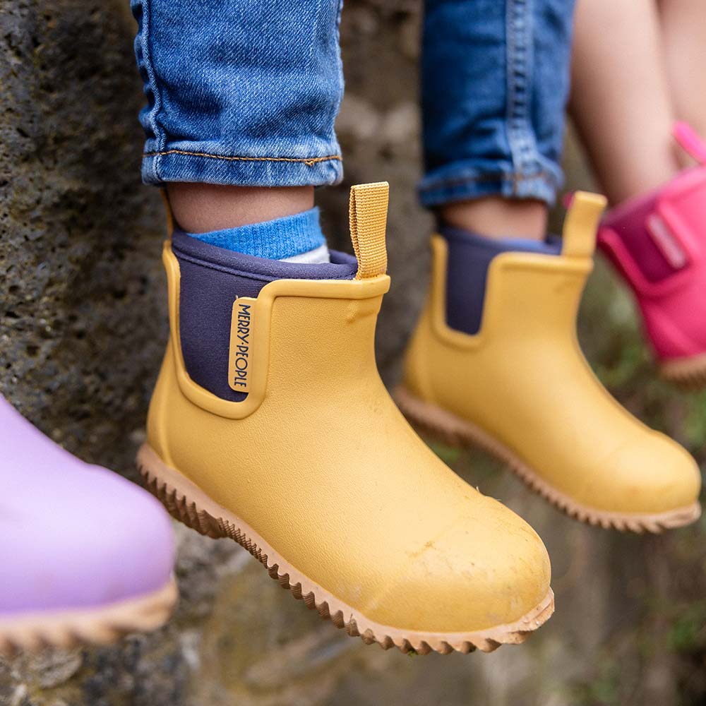 Bobbi Kids Rain Boot // Straw - Image 7