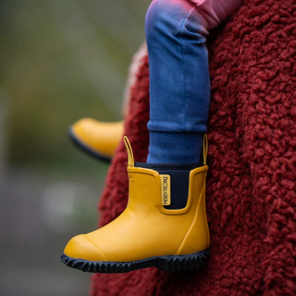 Bobbi Kids Rain Boot // Mustard Yellow - Image 5