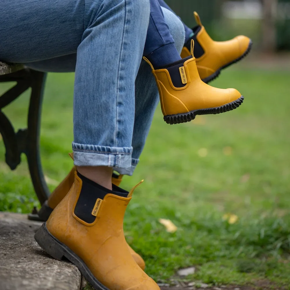 Bobbi Kids Rain Boot // Mustard Yellow - Image 6