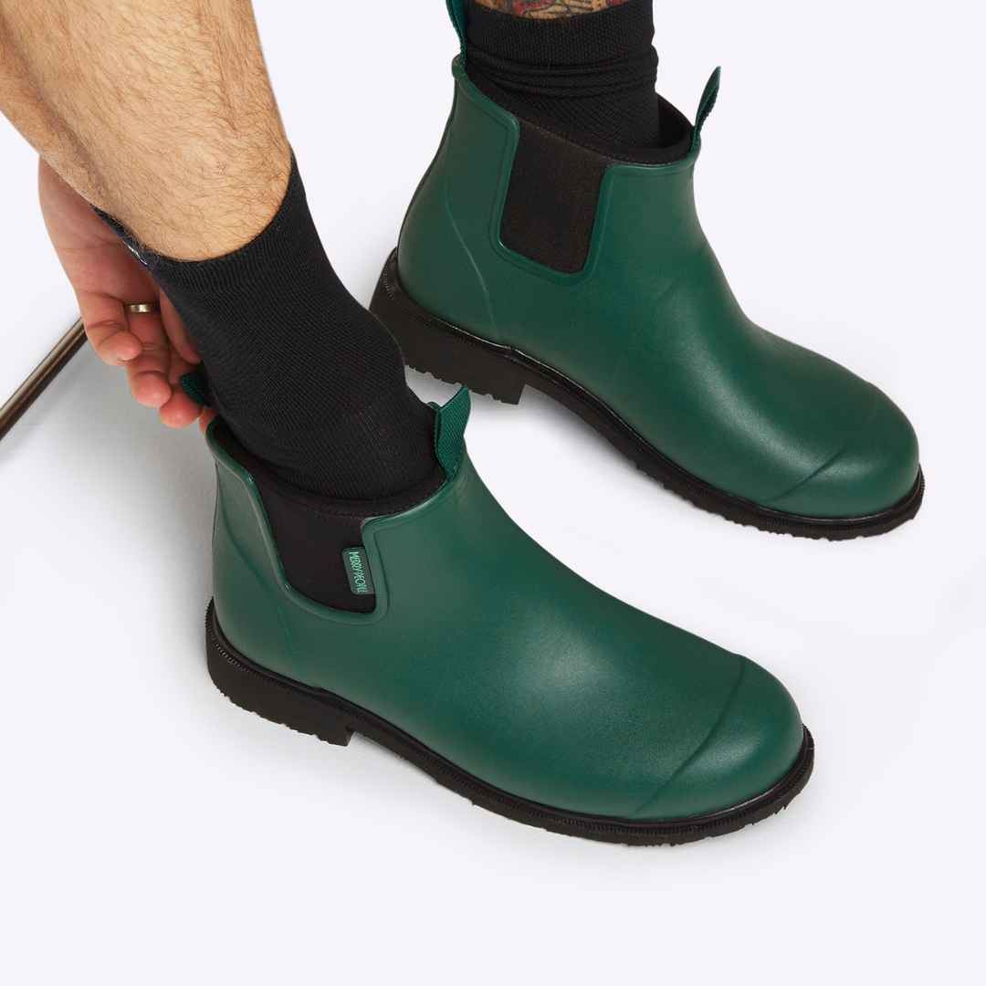Bobbi Rain Boot // Alpine Green & Black [Retired] - Image 7