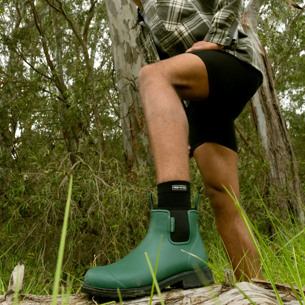 Bobbi Rain Boot // Alpine Green & Black [Retired] - Image 8