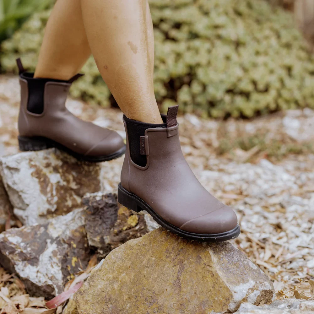 Bobbi Rain Boot // Chocolate & Black [Retired] - Image 8