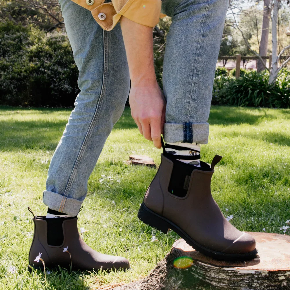 Bobbi Rain Boot // Chocolate & Black [Retired] - Image 9