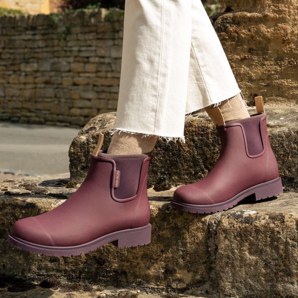 Bobbi Rain Boot // Dark Cherry - Image 10
