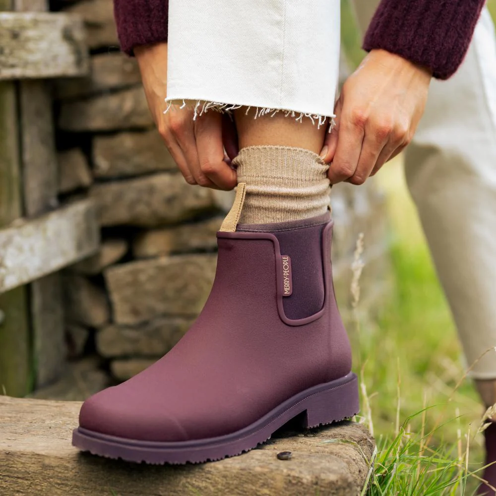 Bobbi Rain Boot // Dark Cherry - Image 9