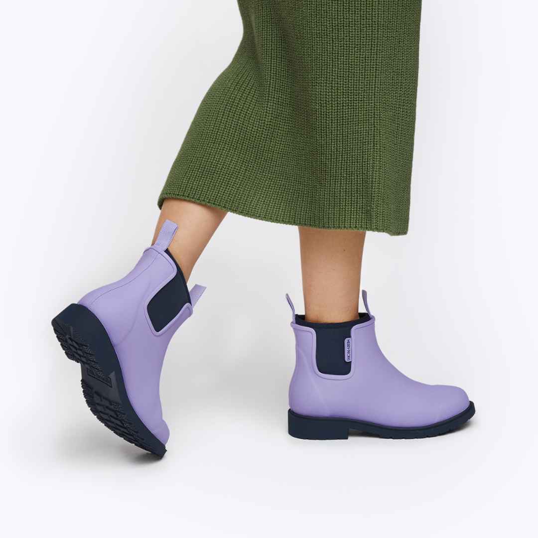 Bobbi Rain Boot // Lavender & Navy [Retired] - Image 6