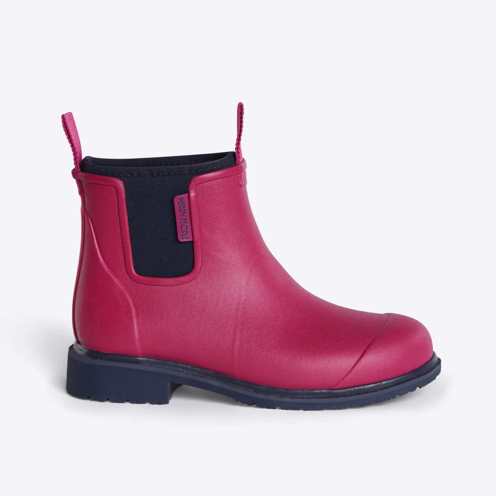 Bobbi Rain Boot // Magenta & Navy [Retired] - Image 2