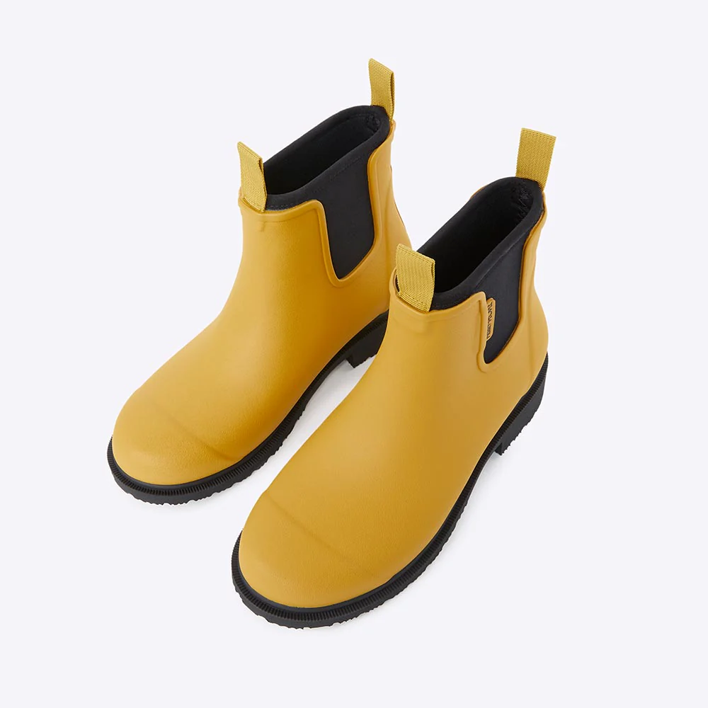 Bobbi Rain Boot // Mustard Yellow & Black - Image 4