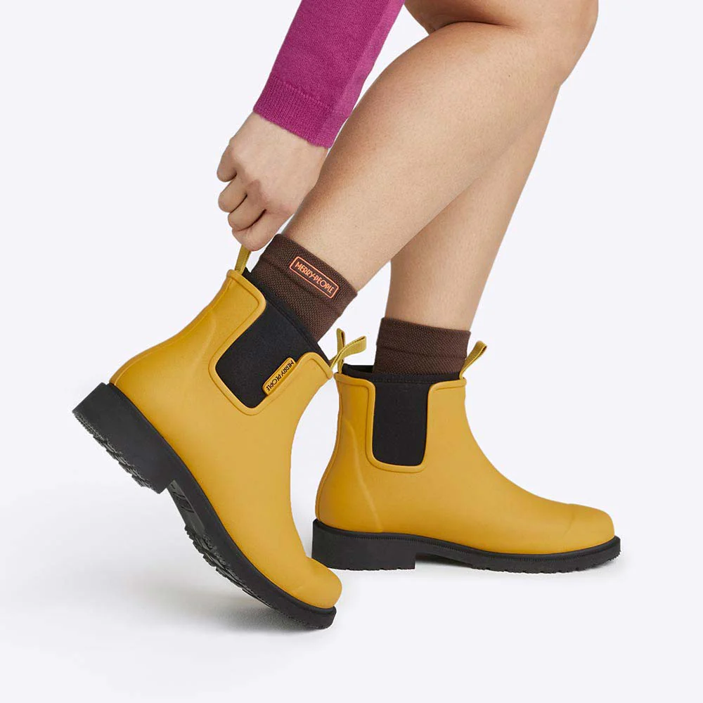 Bobbi Rain Boot // Mustard Yellow & Black - Image 6