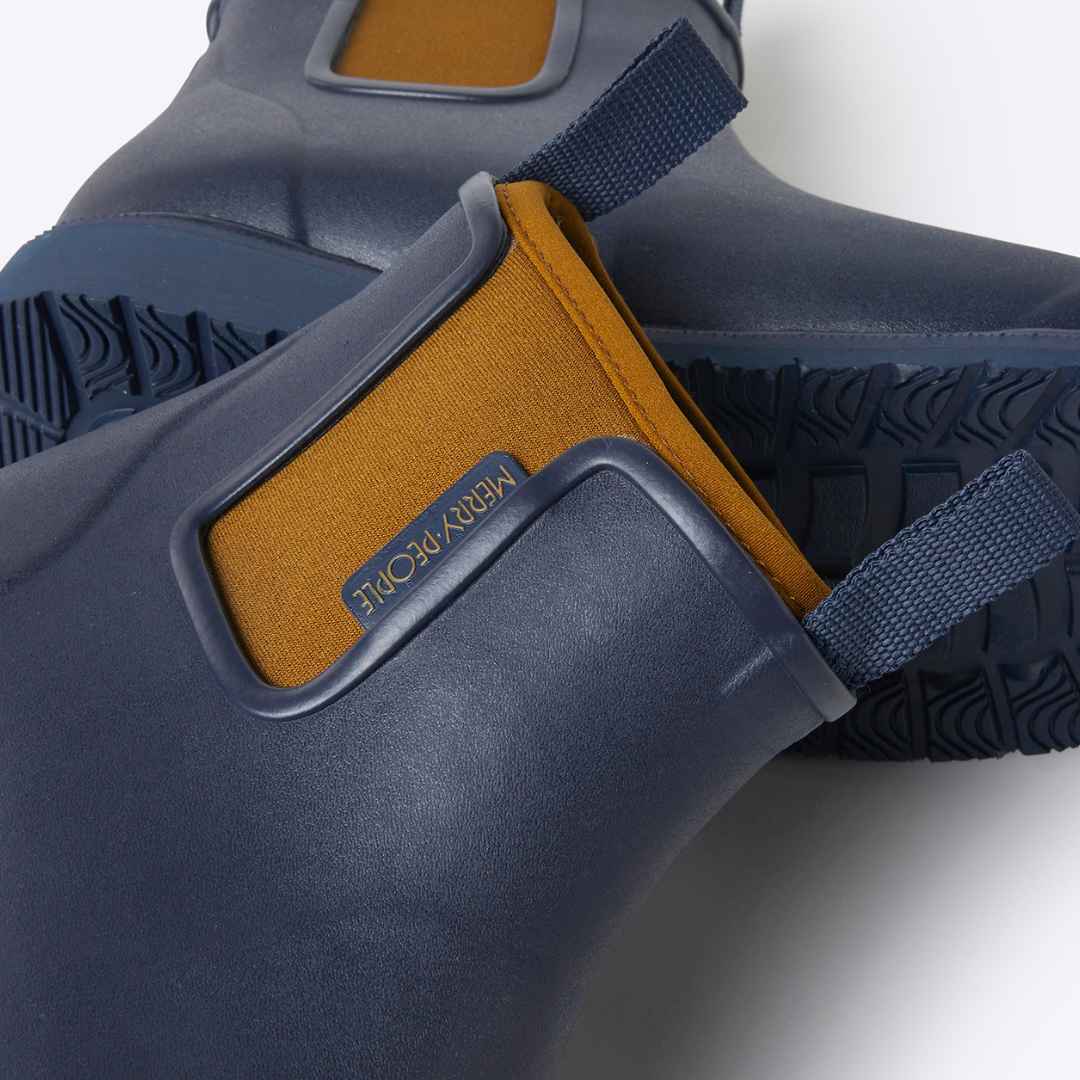 Bobbi Rain Boot // Oxford Blue & Tan - Image 5