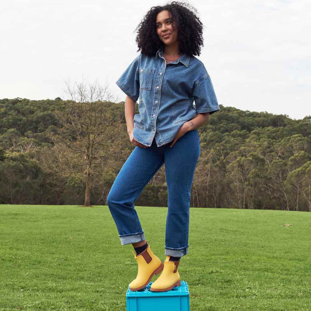Bobbi Rain Boot // Sunflower Yellow - Image 11
