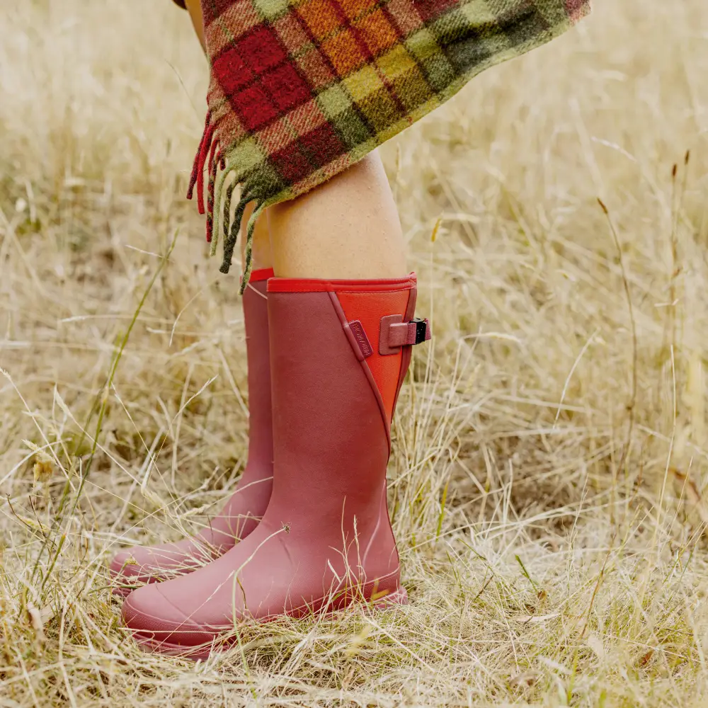 Darcy Mid Calf Rainboot // Beetroot & Red [Retired] - Image 5