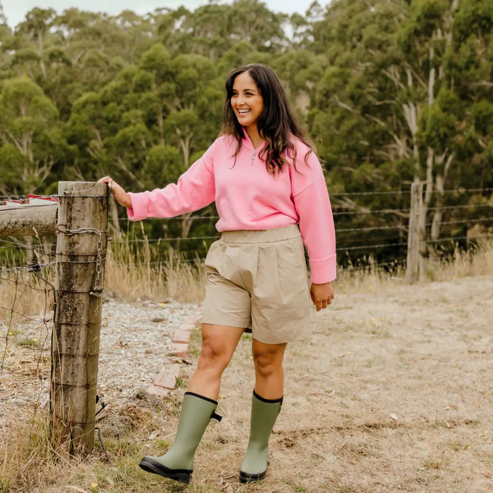 Darcy Mid Calf Rainboot // Moss Green [Retired] - Image 6