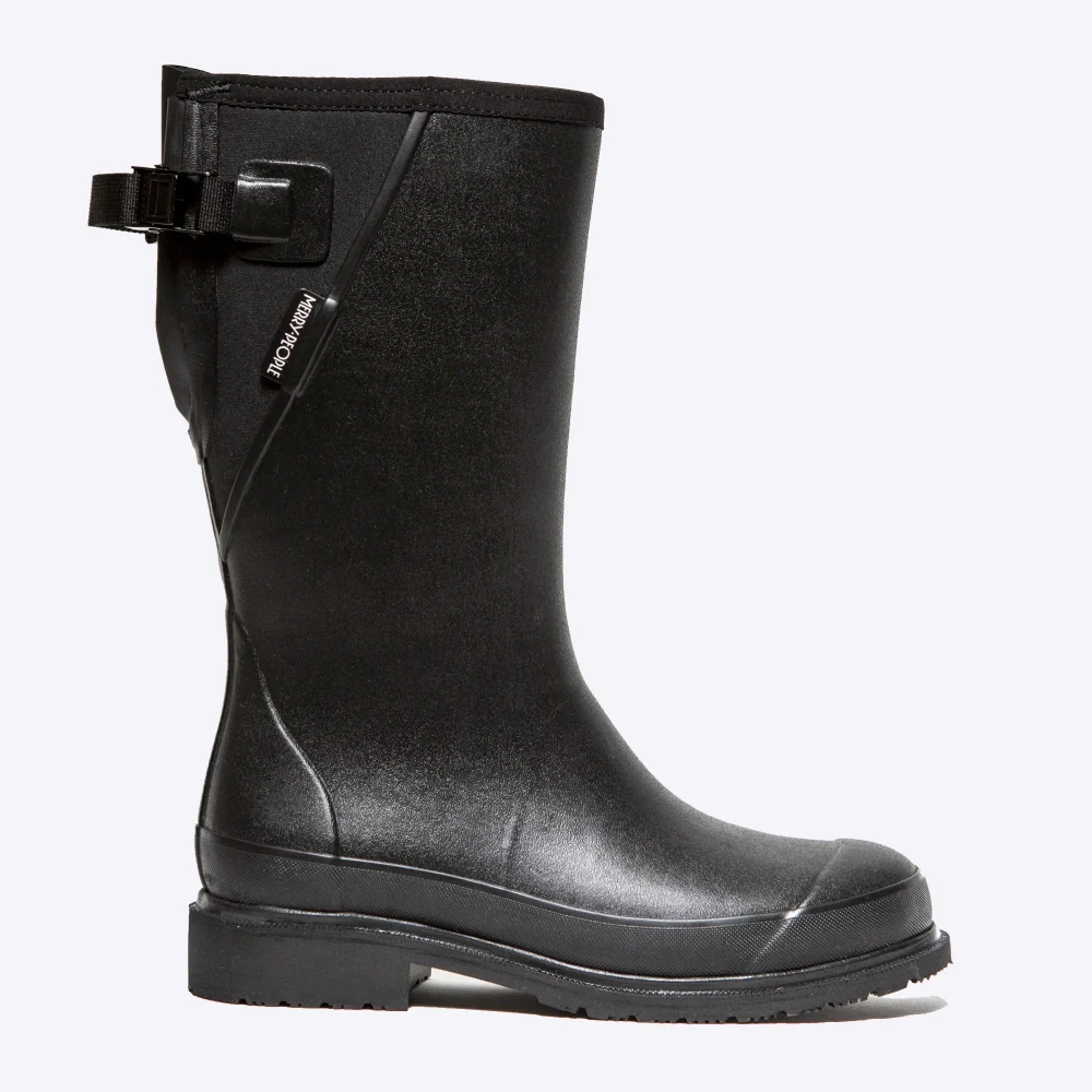 Darcy Mid Calf Rainboot // Black & Black [Retired]