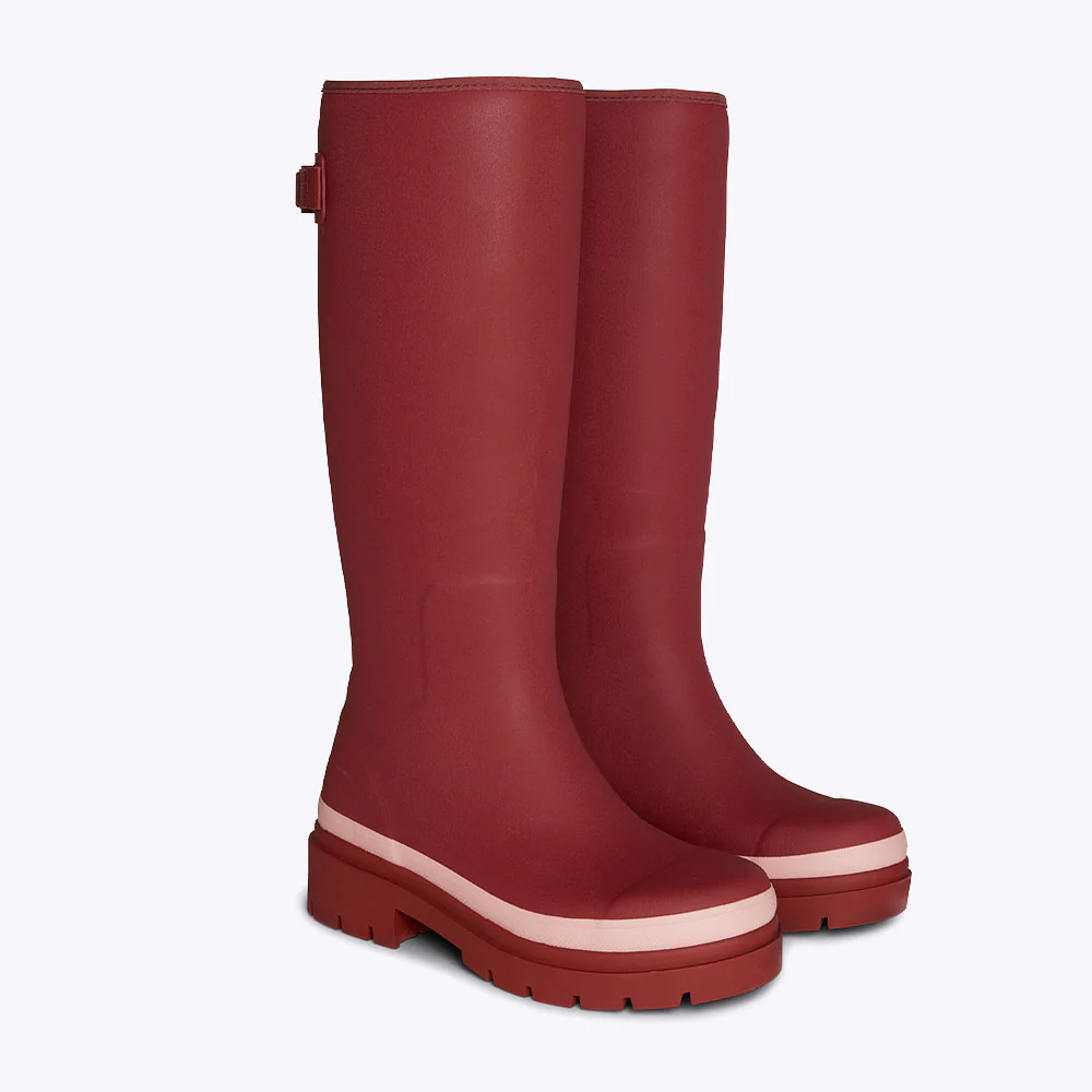 Fergie Tall Rain Boot // Beetroot Red [Retired]