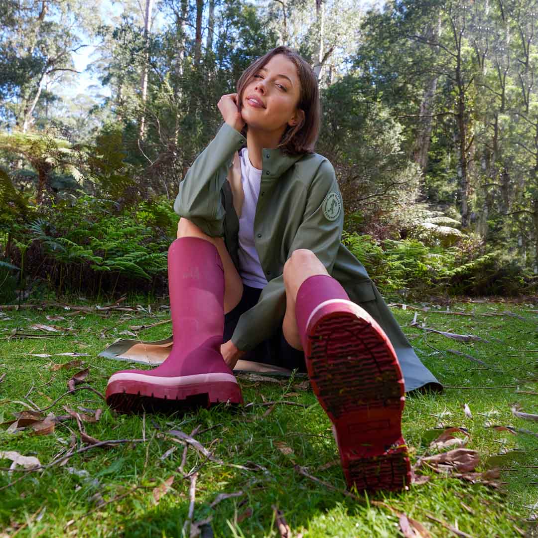 Fergie Tall Rain Boot // Beetroot Red [Retired] - Image 5