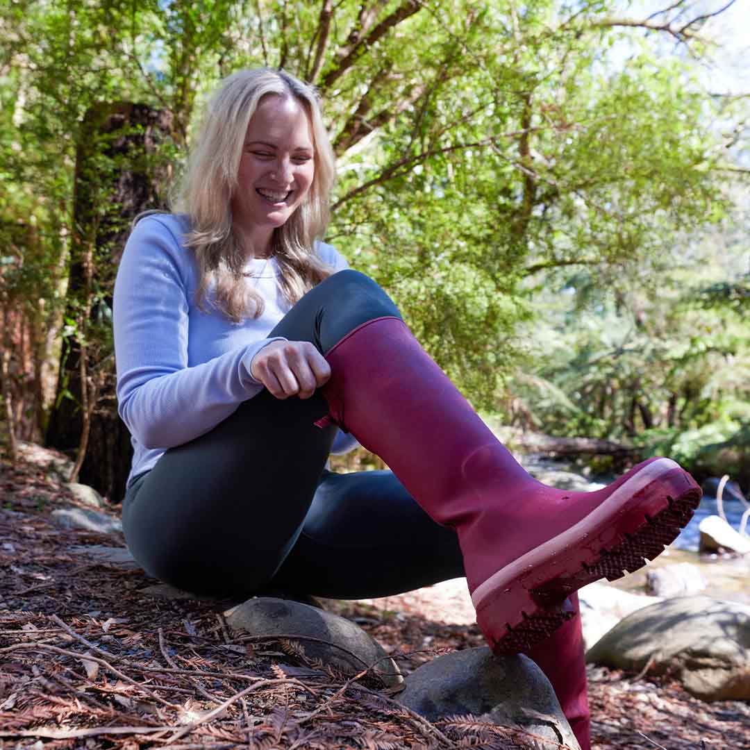 Fergie Tall Rain Boot // Beetroot Red [Retired] - Image 8