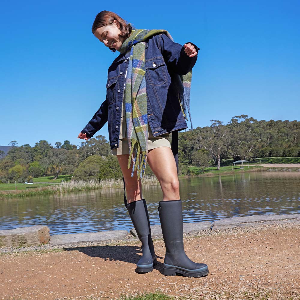 Fergie Tall Rain Boot // Black - Image 9