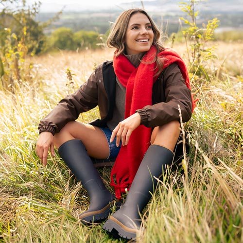 Fergie Tall Rain Boot // Oxford Blue - Image 7