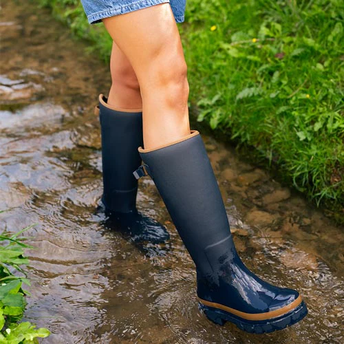 Fergie Tall Rain Boot // Oxford Blue - Image 9