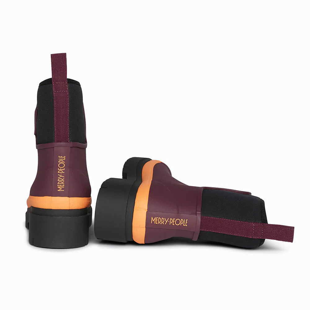 Tully Boot // Plum & Neon Orange [Retired] - Image 4