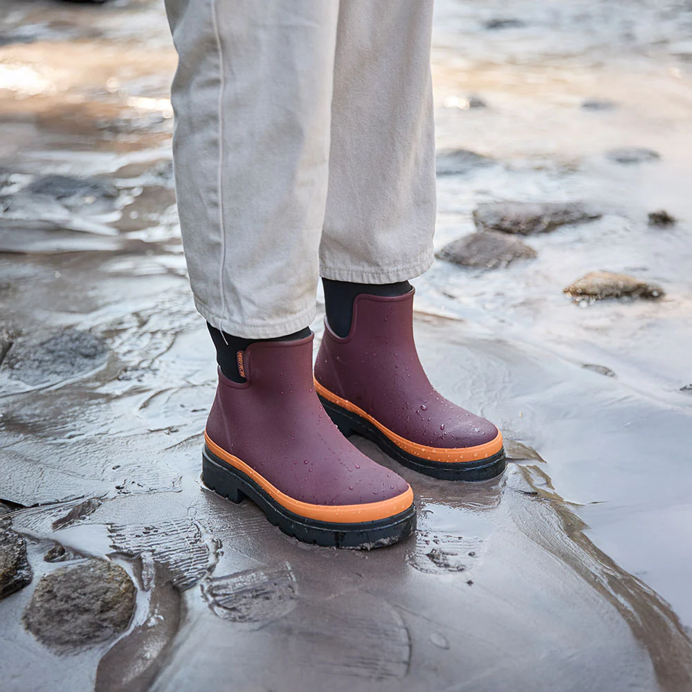 Tully Boot // Plum & Neon Orange [Retired] - Image 5