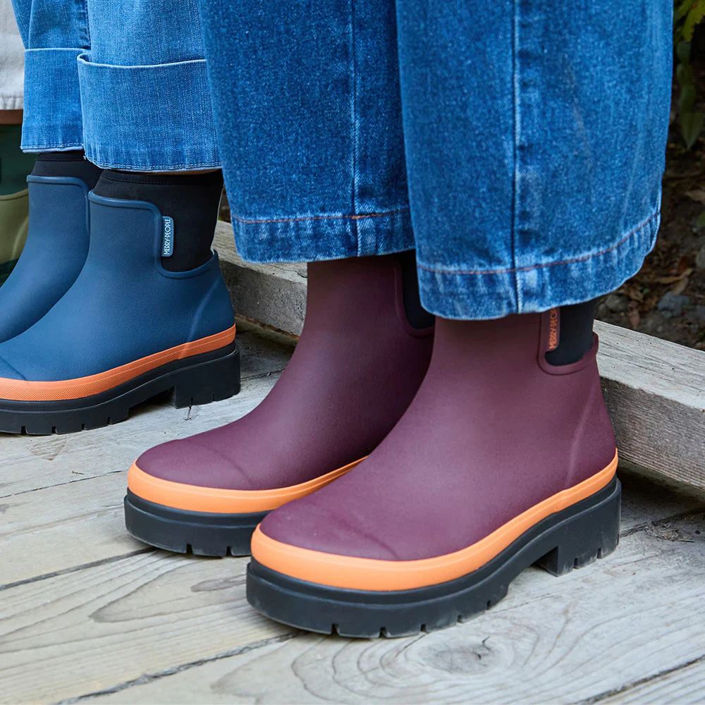 Tully Boot // Plum & Neon Orange [Retired] - Image 6