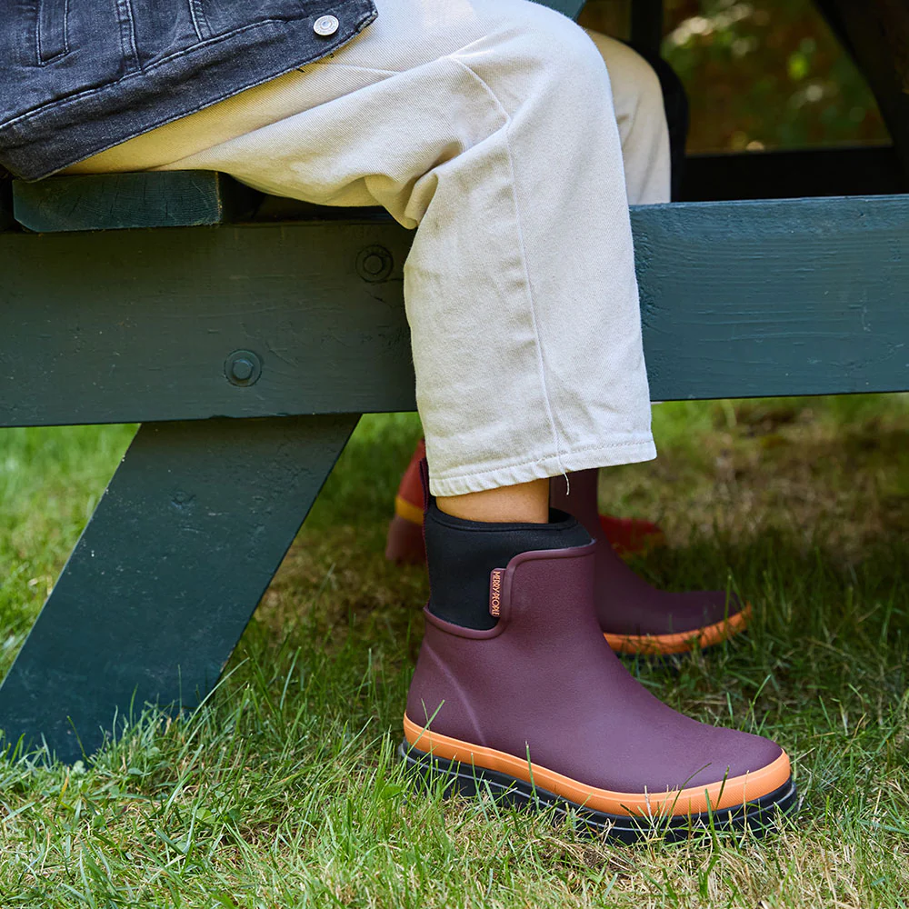Tully Boot // Plum & Neon Orange [Retired] - Image 7
