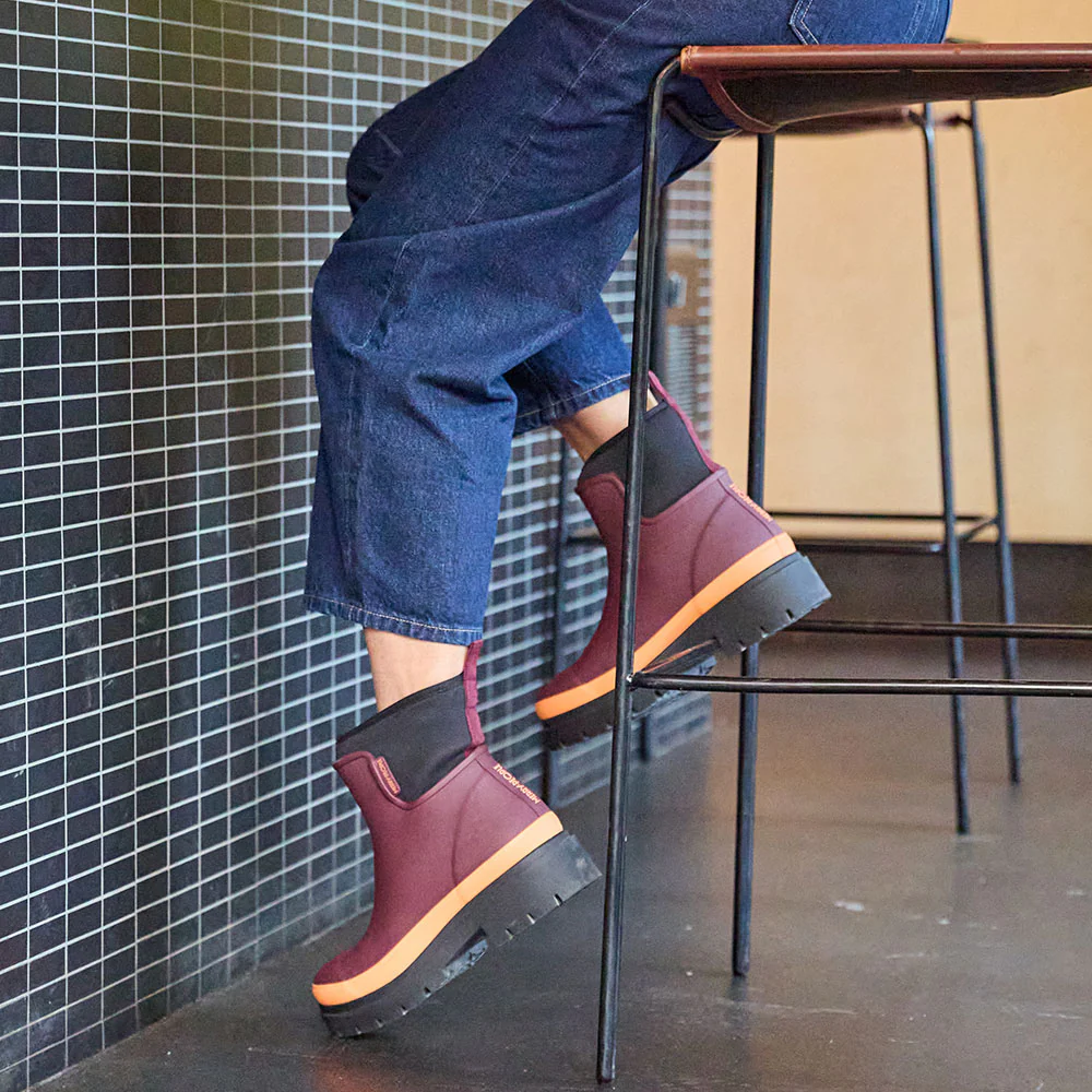 Tully Boot // Plum & Neon Orange [Retired] - Image 8